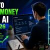 How to Make Money With AI: What Does It Actually Mean? Making money with AI means using artificial intelligence tools to create value and earn income online. In simple words, you use AI to help with work that people or businesses already need.